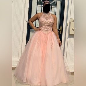 Pink prom dress